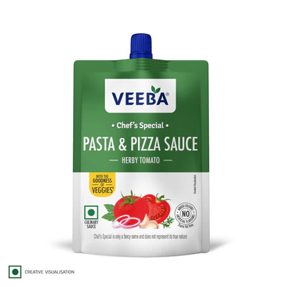 Veeba Pasta & Pizza Sauce Herby Tamato 100g