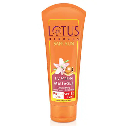 Lotus Safe Sun SPF 50 Mattegel, 100g