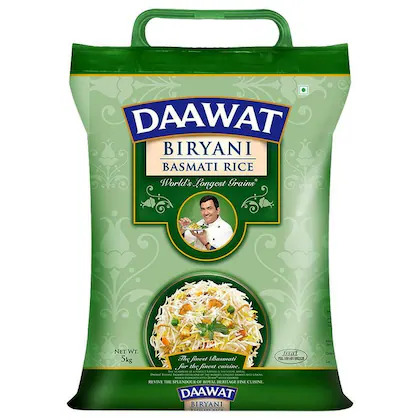 Bulk Deal - Daawat Biryani Basmati Rice 5 kg ( Pack of 3 )