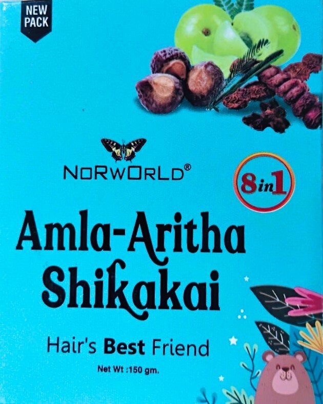 Norworld Amla Aritha Shikakai Hair's Best Friend 100g
