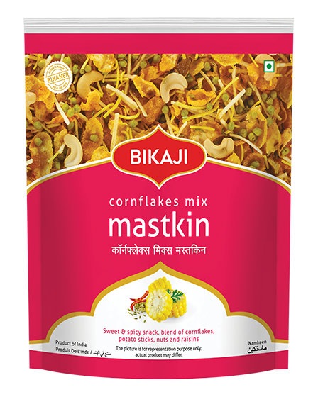 BULK DEAL - Bikaji Mastkin (Cornflakes Mix), 350 gm (Pack of 10 )