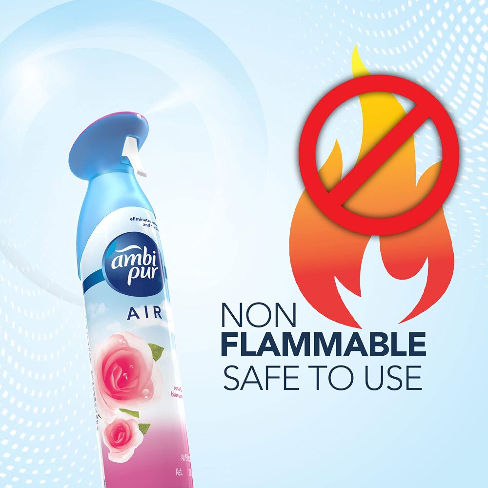 Ambi Pur Air Effect Rose and Blossom Air Freshener, 275 gm