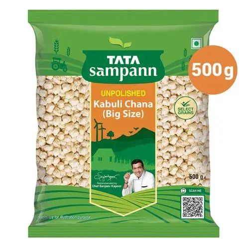 Tata Sampann Unpolished Kabuli Chana, 500 g