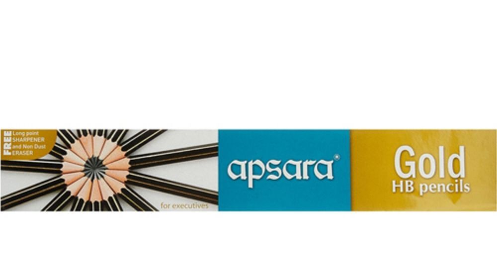 Apara Gold Pencil ( Pack of 10 )