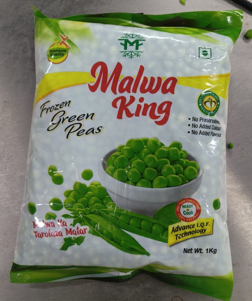 Malwa King Frozen Green Peas 200g