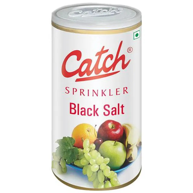Catch Black Salt Sprinklers - Adds Flavour & Aroma, 200 g can