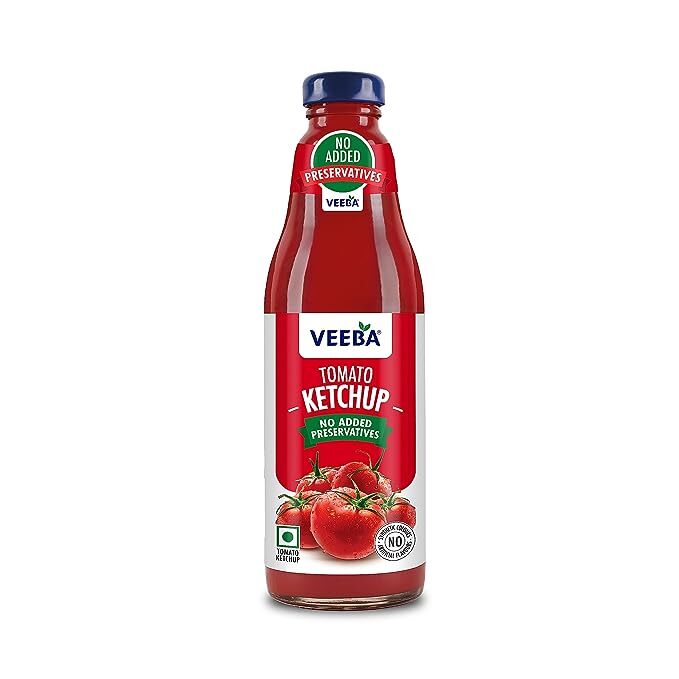 VEEBA Tomato Ketchup No Added Preservatives, 500 gm