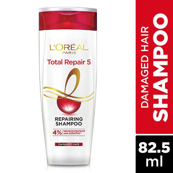 Loreal Paris Total Repair 5 Repairing Shampoo, 82.5Ml