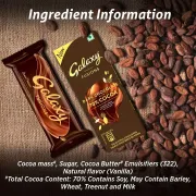 Galaxy Fusions Dark Chocolate Bar - Silky & Smooth, With 70% Cocoa, 56 g