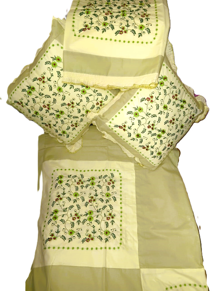 Diamond Kashmiri 5 Pcs Bedsheet Set