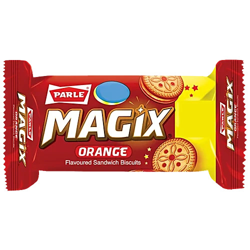 Parle Magix Orange Flavoured Cream Biscuits, 58g