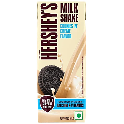 Hershey's Cookies N Creme Flavor Milkshake, 180 ml
