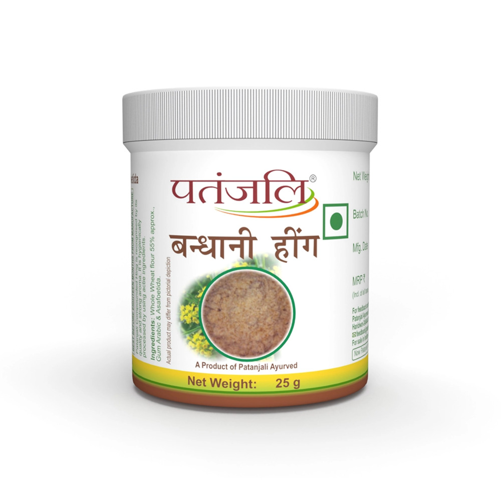Patanjali aastha Bandhani Hing, 25G