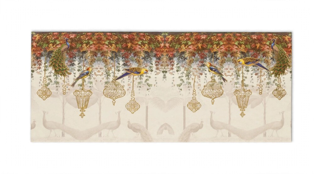 Royal Peacock Printed Envelope 1N