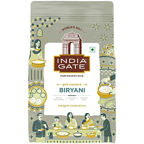 India Gate Pure Basmati Rice Biryani 1Kg