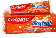 Colgate MaxFresh Orange Spicy Fresh Gel Toothpaste Pack of 2*160 g (320 g)