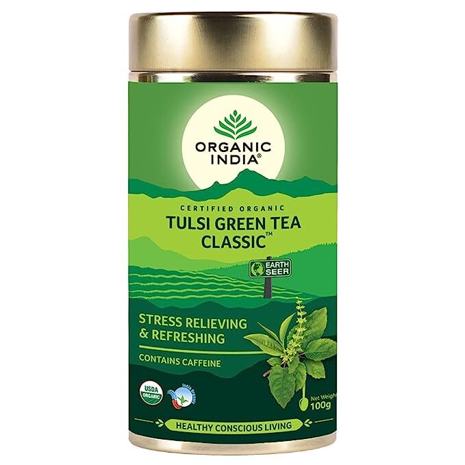 Organic India Tulsi Green Tea |Classic| 100 g