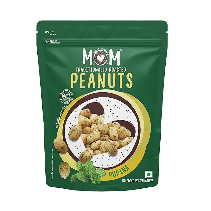 MOM Roasted Pudina Peanuts, 140 g