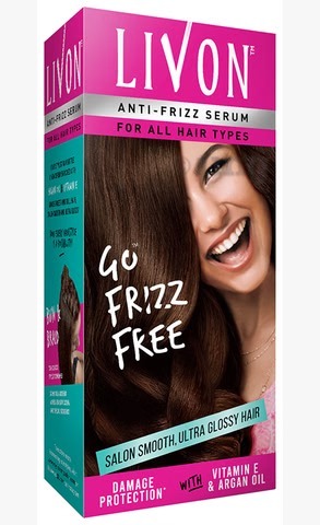 Livon Anti-Frizz Serum Vitamin E & Argan Oil 95ML