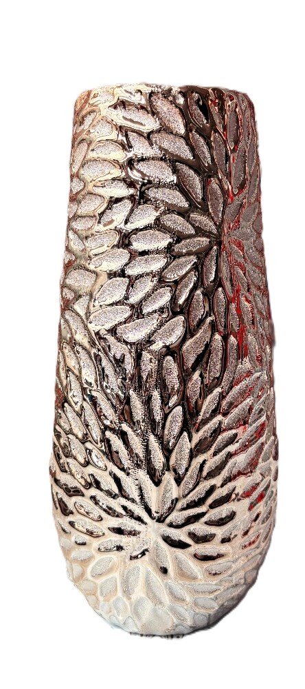 Modern Golden Round Ceramic Vase