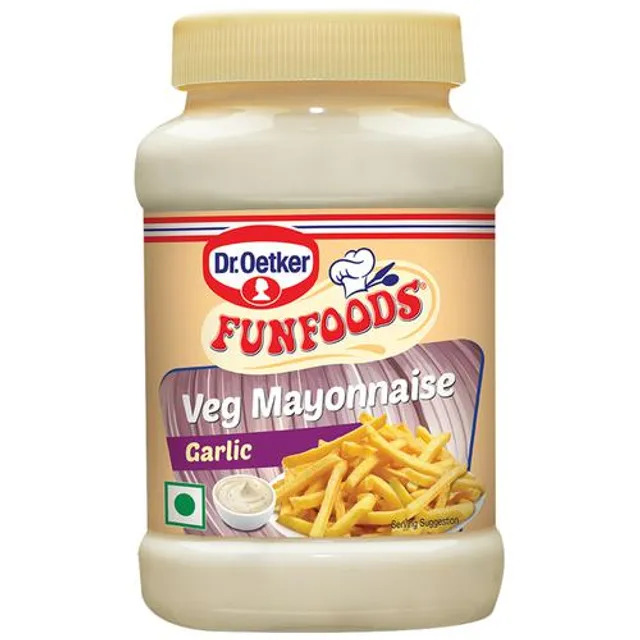 Dr. Oetker Funfoods Veg Mayonnaise Garlic 250g