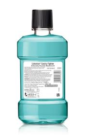 Listerine Mouthwash Liquid - Cavity Fighter, Removes 99.9% Germs, 250 ml Bottle