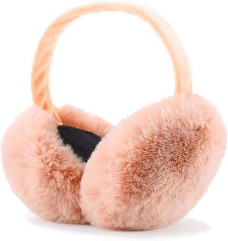 Winter Ear muffs Faux Fur Warm Earmuffs Cute Foldable Outdoor Ear Warmers For Women Girls