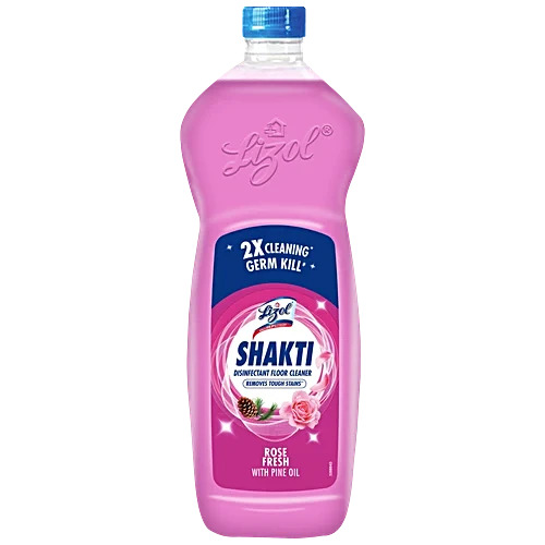 Lizol 2X Cleaning Germ Kill Shakti Disinefectant Floor Cleaner Rose Fresh With With Pine Oil 900ml