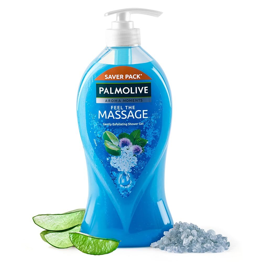 Palmolive Feel The Massage Gently Exfoliating Shower Gel, 750ml
