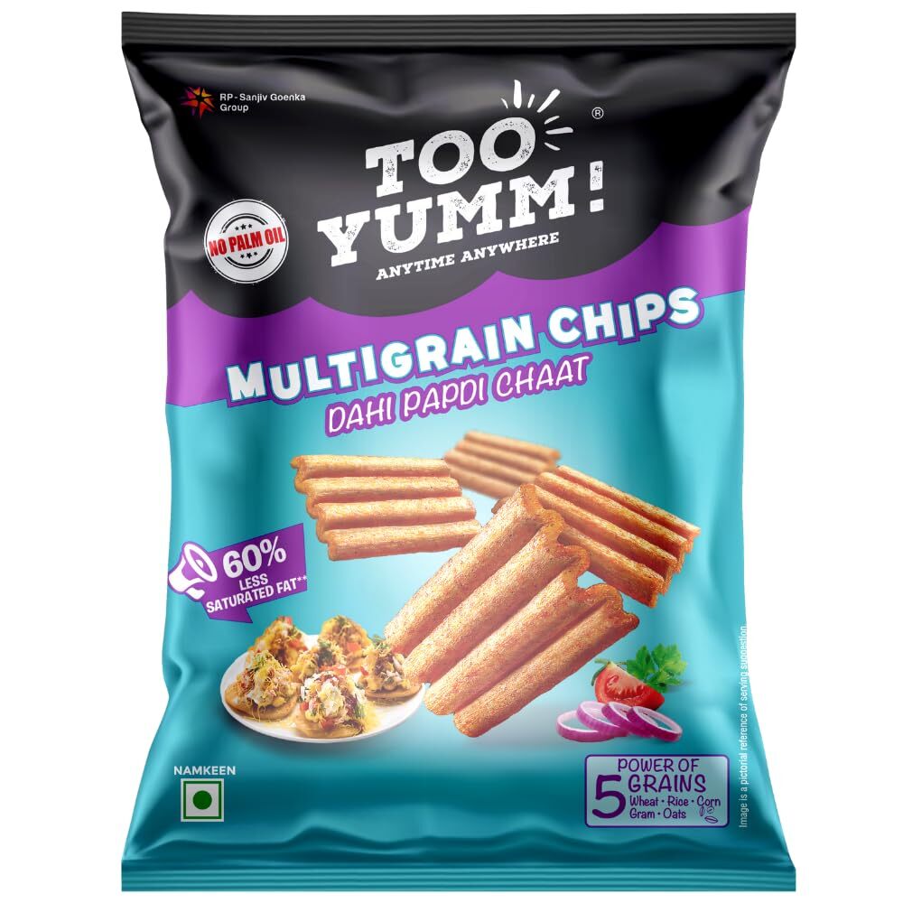 Too Yummy Multigrain Chips Dahi Papdi Chaat 70gm