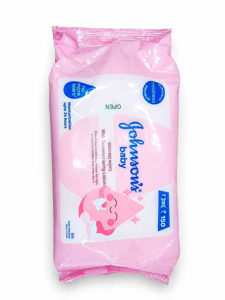 Johnsons Baby Skincare Wipes 60N