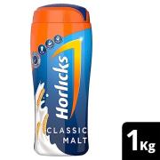 Horlicks Health & Nutrition Drink 1 kg Jar (Classic Malt)
