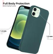 Iphone 12 Mini Silicon Back Cover Green