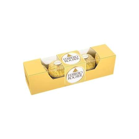 Ferrero Rocher, Exquisite Hazelnut and Milk Chocolate Gift, 4 pieces (50 g)