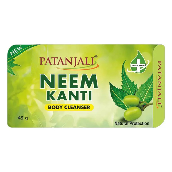 patanjali neem kanti body cleanser (soap) 150 gm ( Pack of 3 )