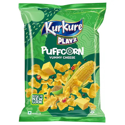 Kurkure Puffcorn Yumy Cheese, 52g