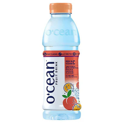 Ocean Fruit Drink Vit C Peach &Passion Flavour 500ml