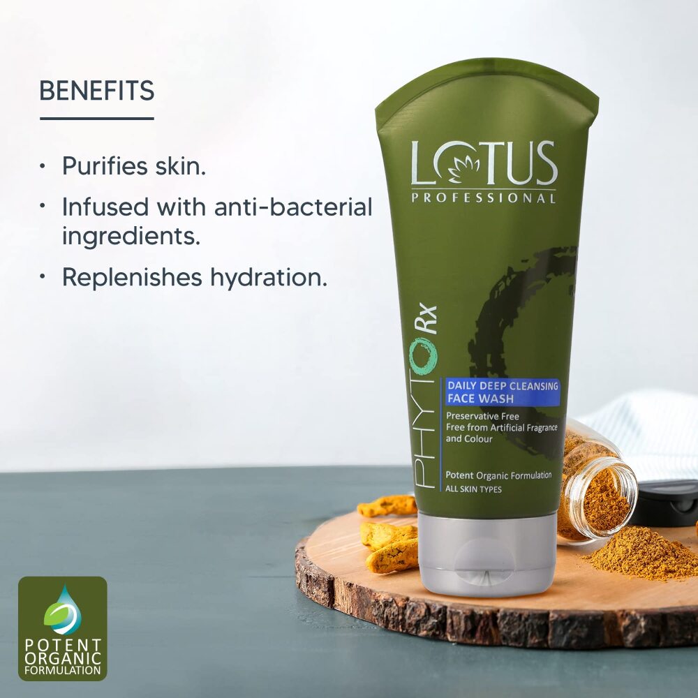Lotus Professional PHYTORX DAILY DEEP CLEANSING FACE WASH, 80 gm