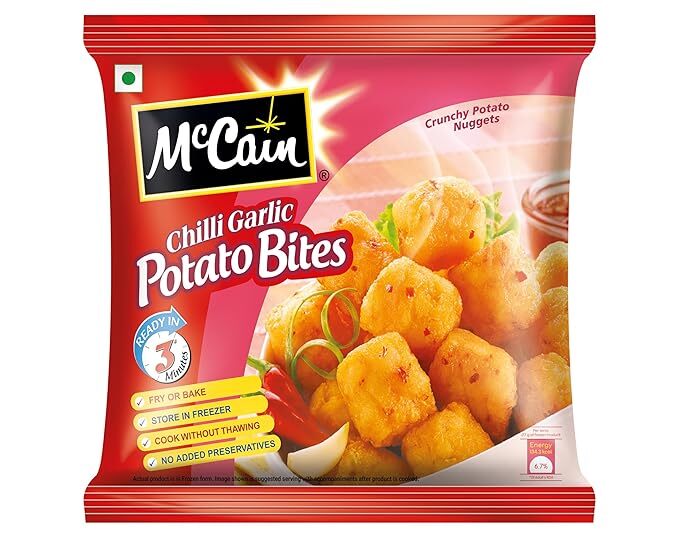 Mccain Chilli Garlic Potato Bites 420 G