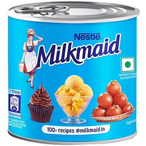 Nestle Milkmaid Partly Skimmed Sweetened Condensed Milk, 380 g Tin