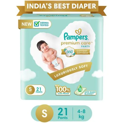 Pampers Premium Care Pants Small(S), 21 Counts