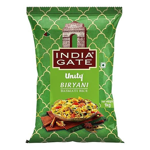 India Gate Unity Biryani Basmati Rice, 1Kg