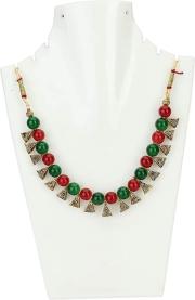 Red Green Stone Artificial Jewellery for Womens