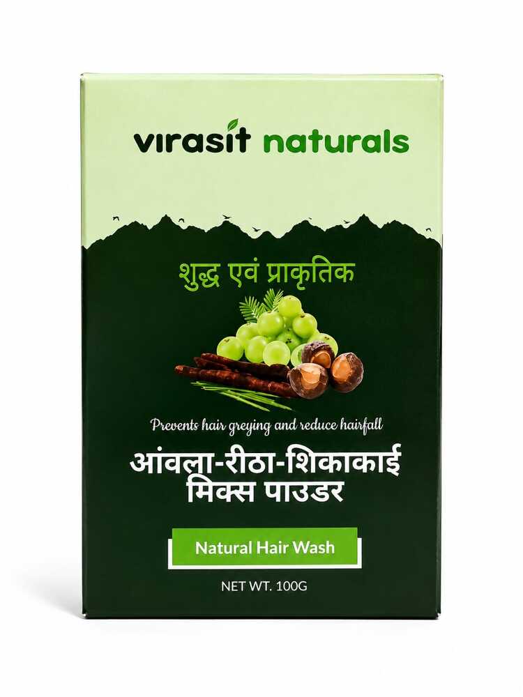 Virasit Naturals Pure & Natural Hair Wash 100gm