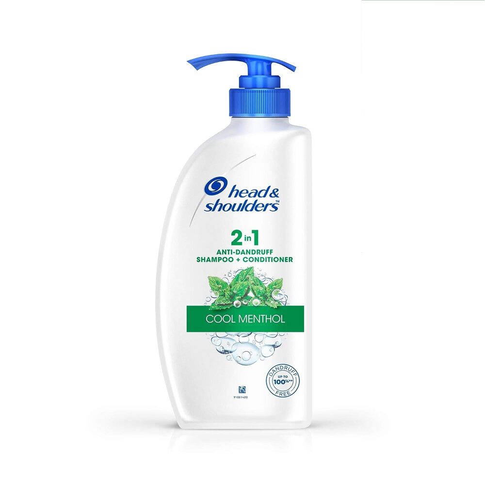 Head & Shoulders 2-In-1 Cool Menthol Anti Dandruff Shampoo + Conditioner (650ml)