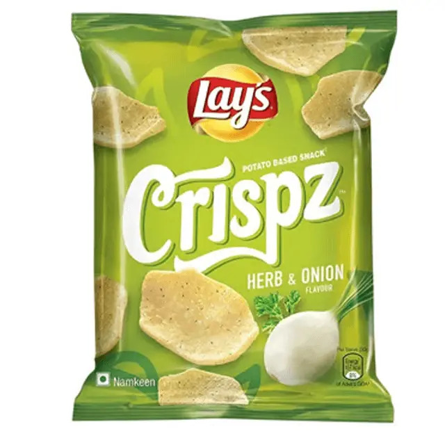 Lays Shapez Crispz Heb & Onion Flavour, 46g