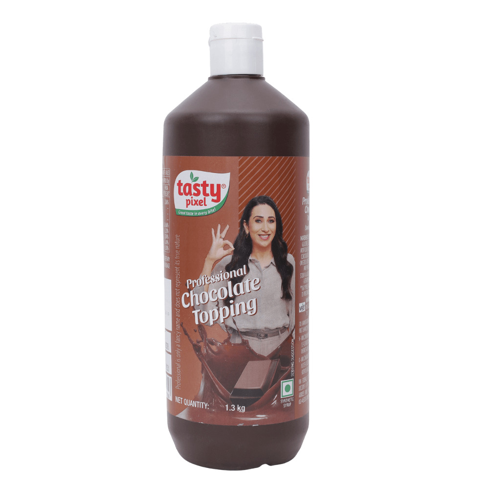 Veeba Chocolate Topping Professional (Tasty Pixel) 1.3 Kg