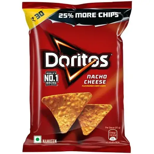 Doritos Nacho Chips - Cheese Flavour, 56 g