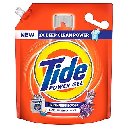 Tide Power Gel Freshness Boost Machine & Handwash 3.2KG