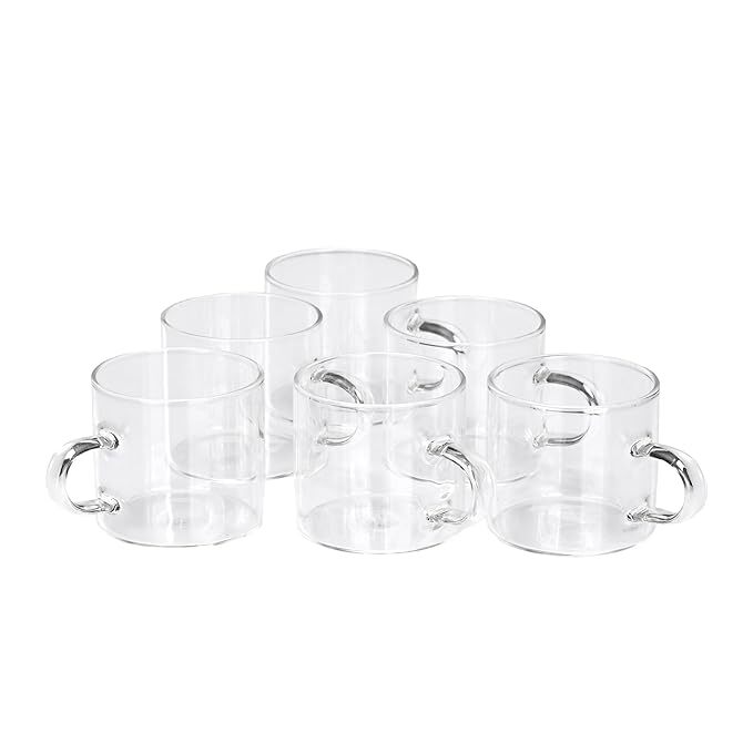 Dreamz Clear Sip Borosilicate Glassware Cup 145ml*6